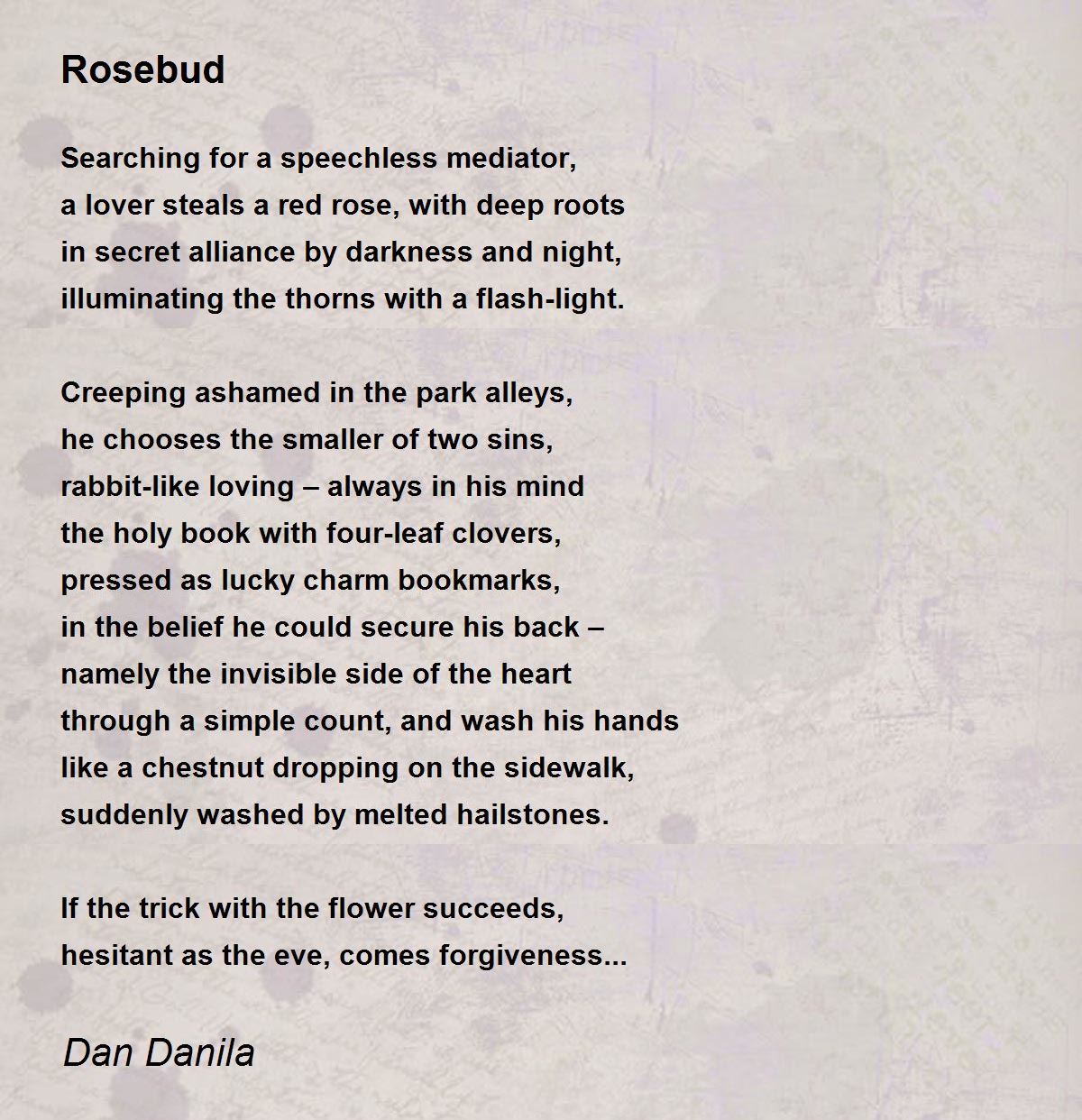 To The Rosebud, poetry written by Lei Writses at