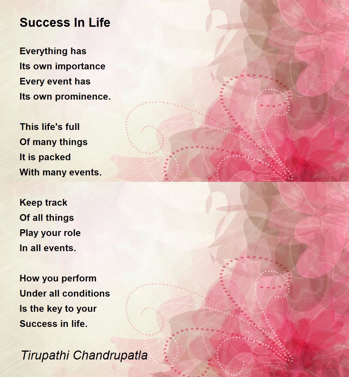 Success In Life - Success In Life Poem by Tirupathi Chandrupatla