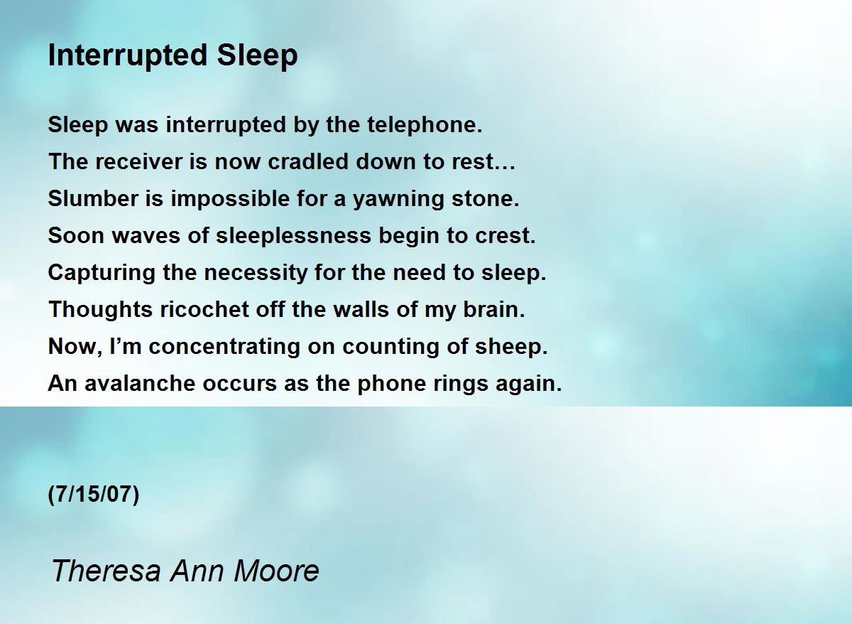 interrupted sleep