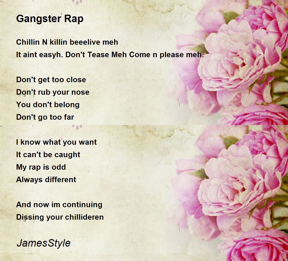Gangster Poems