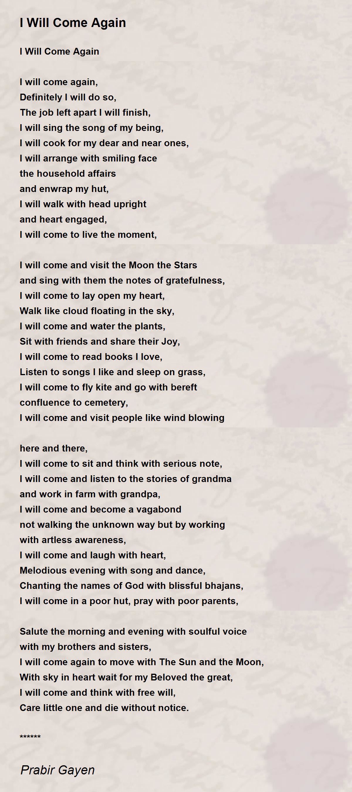 Reincarnation Acrostic Poem Infoupdate