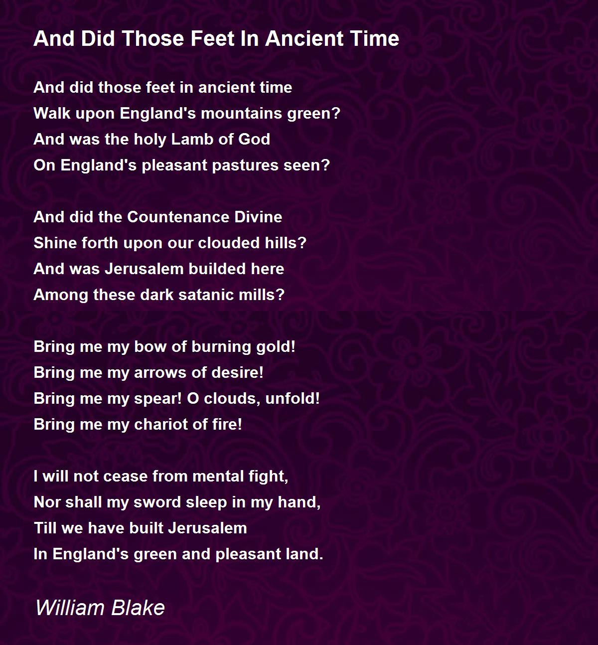 And Did Those Feet In Ancient Time hymn with on-screen LYRICS 