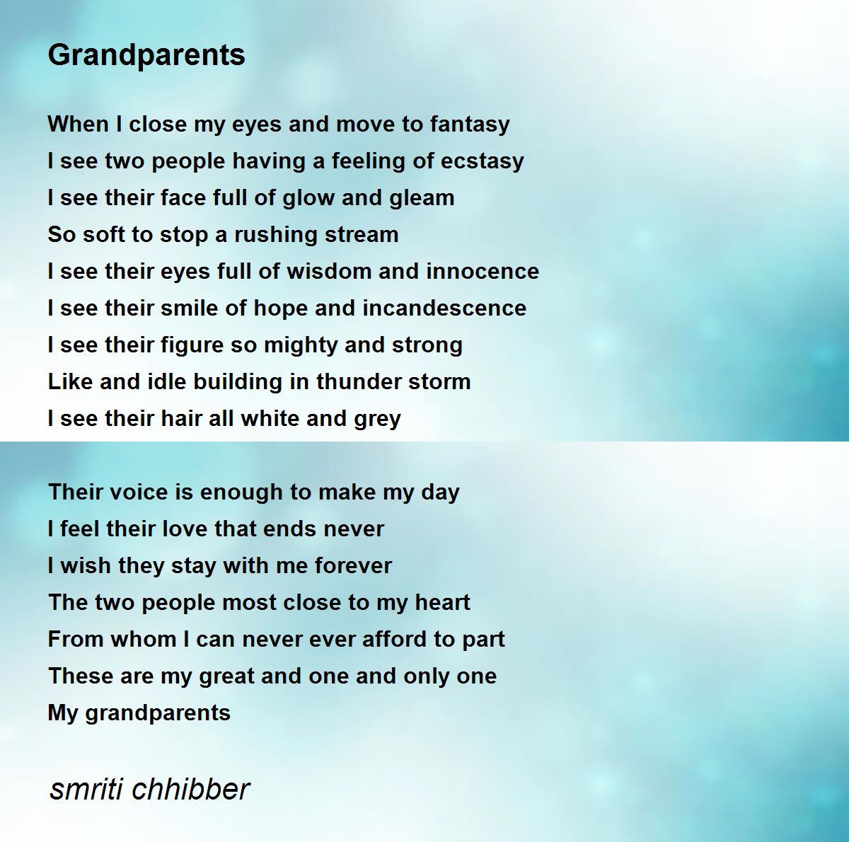 i love my grandparents poem