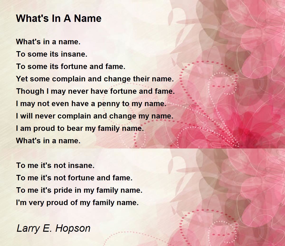 What's in a name?