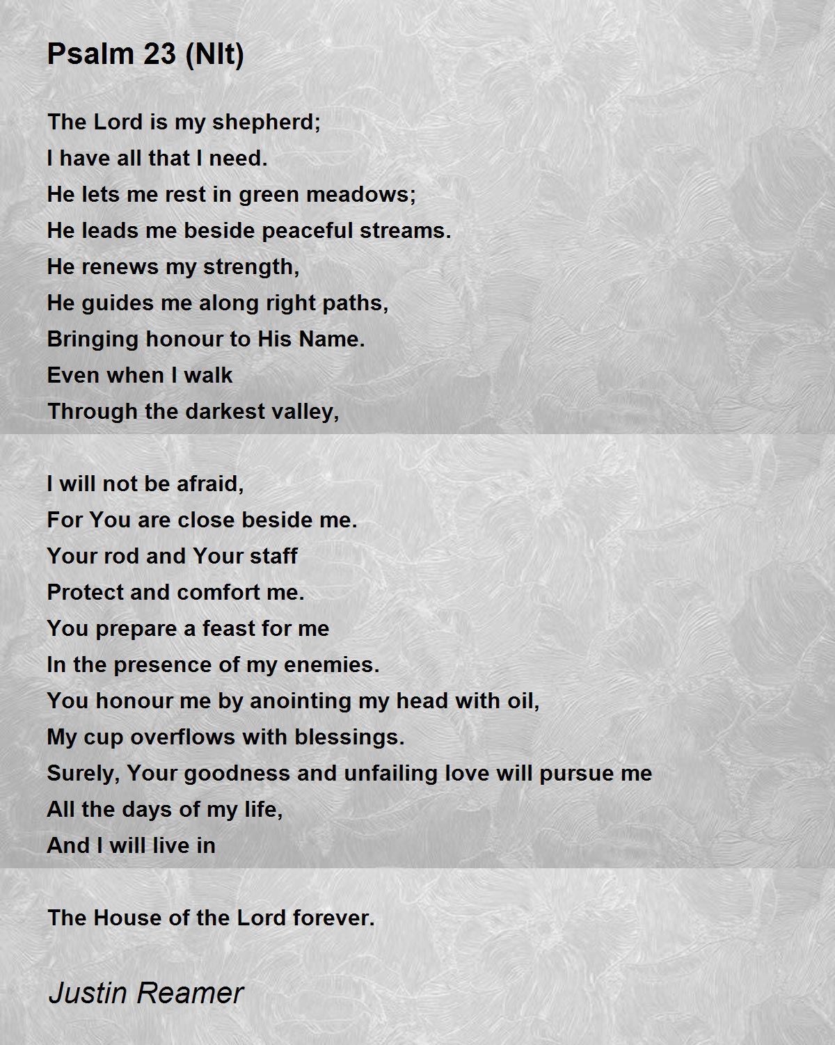 Nlt Bible Psalm 23 Movie MahfoozRiva
