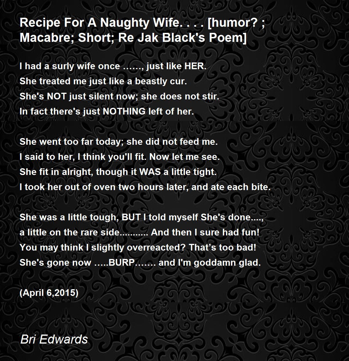Recipe For A Naughty Wife... picture