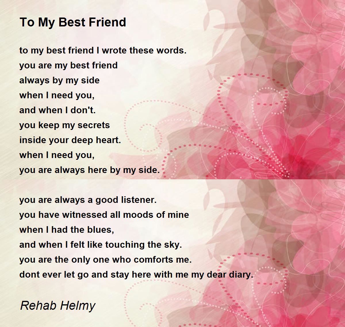 Friend Poems - Best Poems For Friend