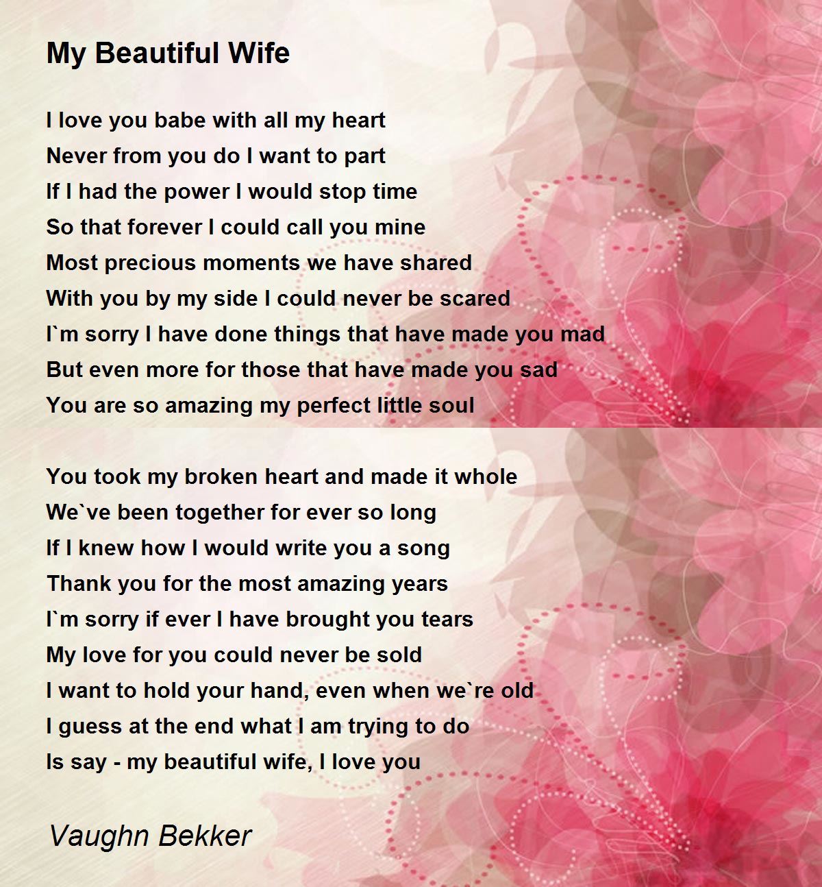 My Beautiful Wife Took My Beautiful Wife Took