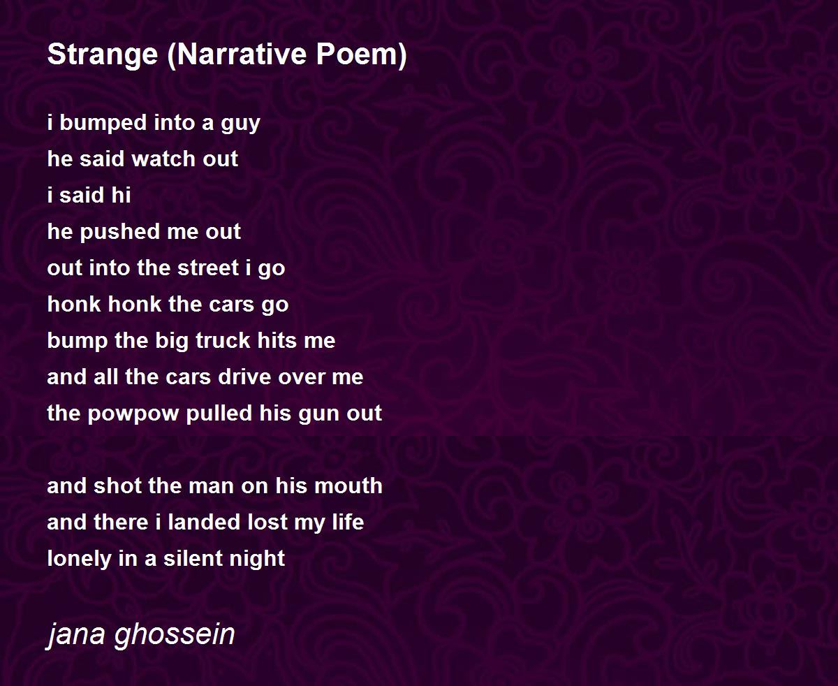 Narrative Poem About Life