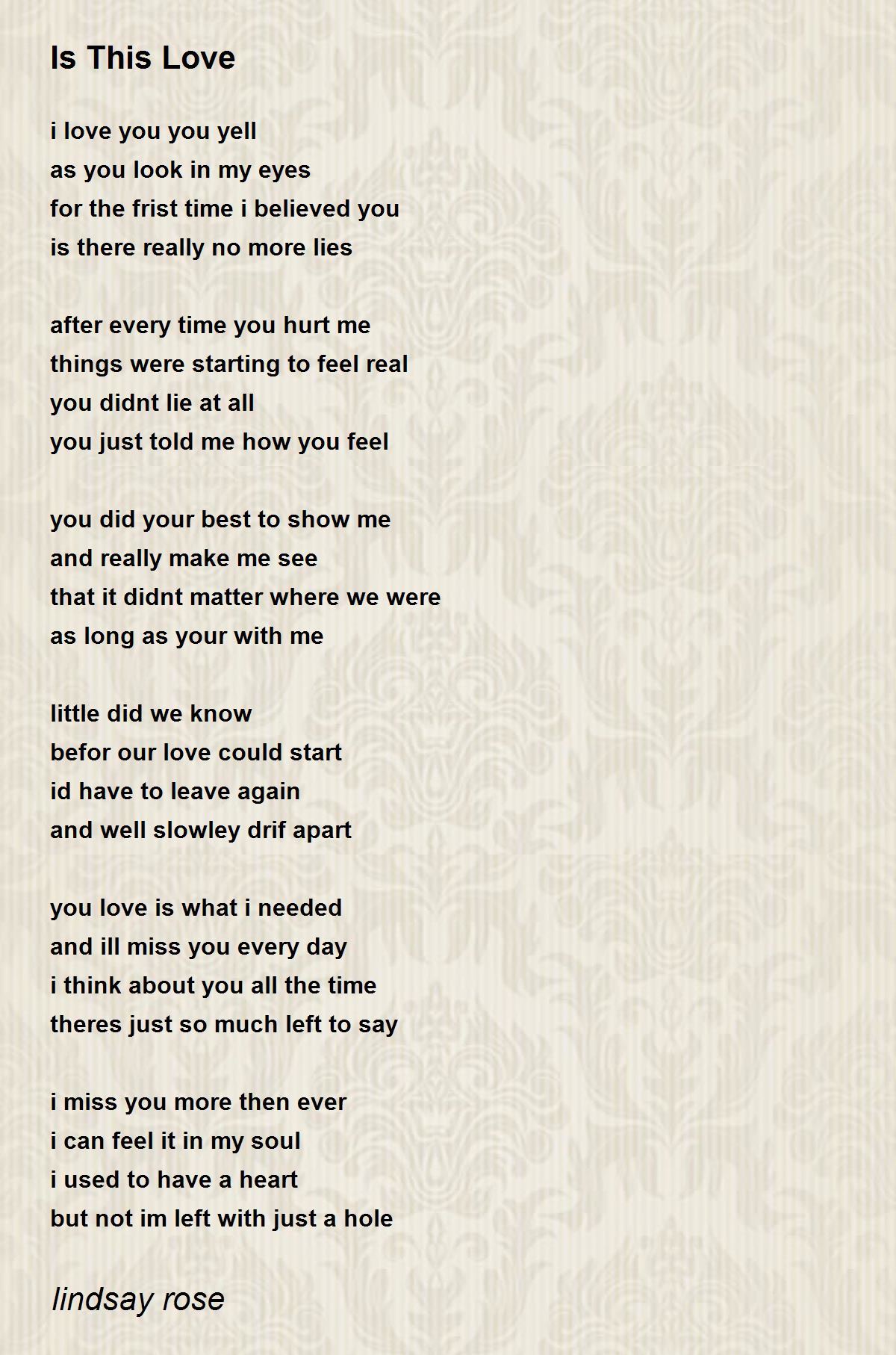 Your Love Is A Lie - Your Love Is A Lie Poem by Twisted Rose