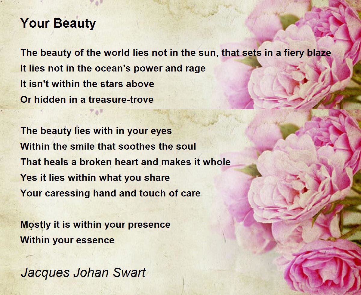 All beauty lies within you