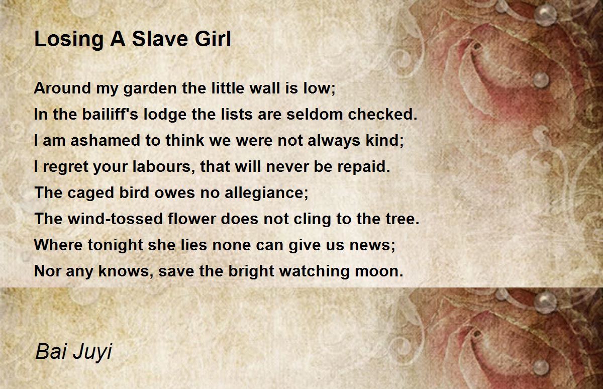 The Slave Girls Of The Flower Garden