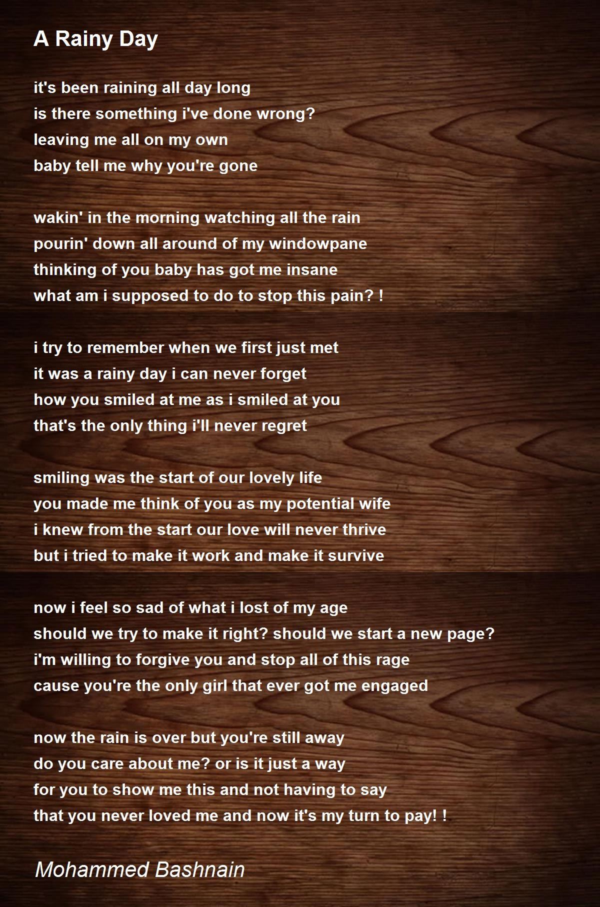 Yhng MB Rainy Days Lyrics