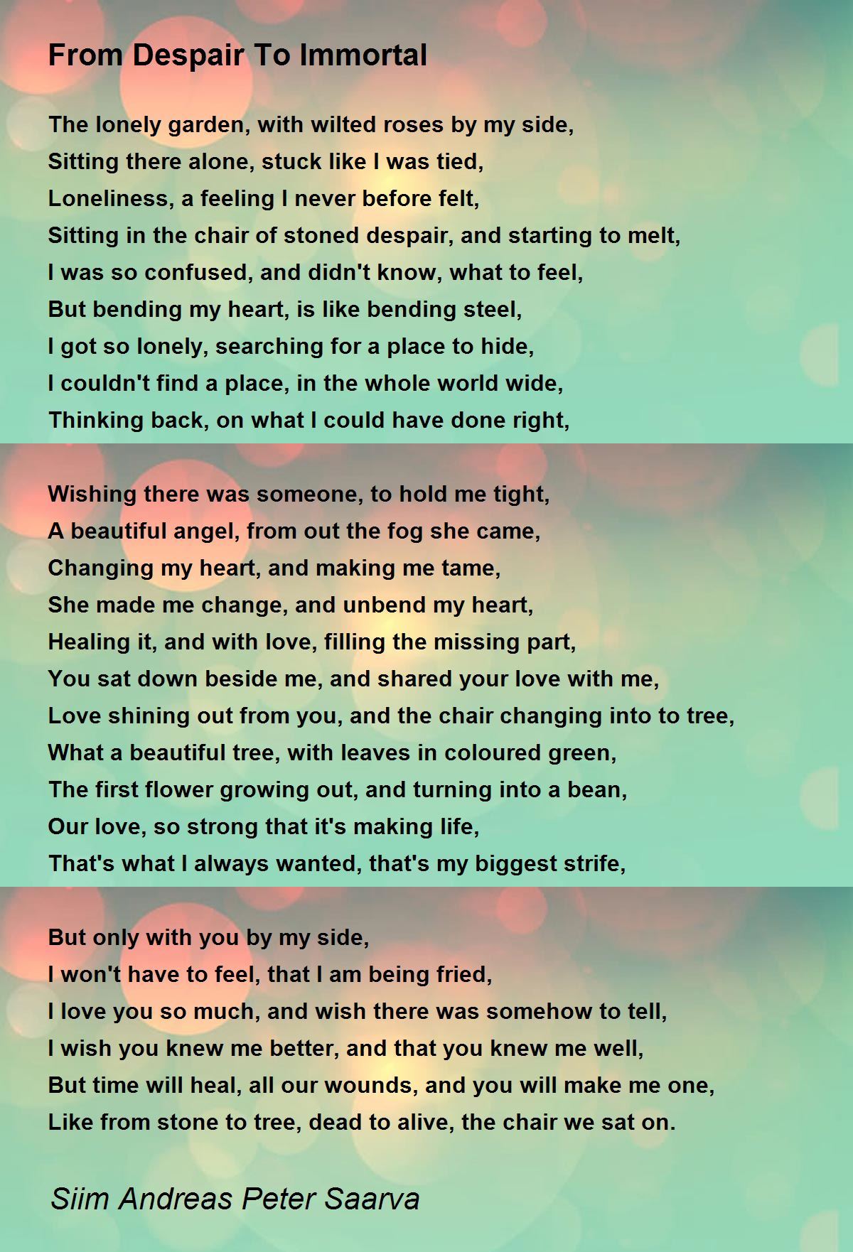 Singing My Tone - Singing My Tone Poem by Siim Andreas Peter Saarva
