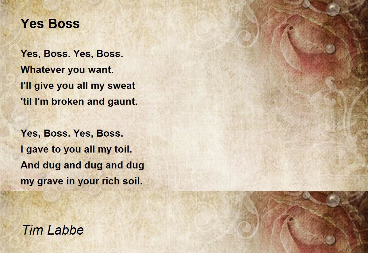 boss day poems