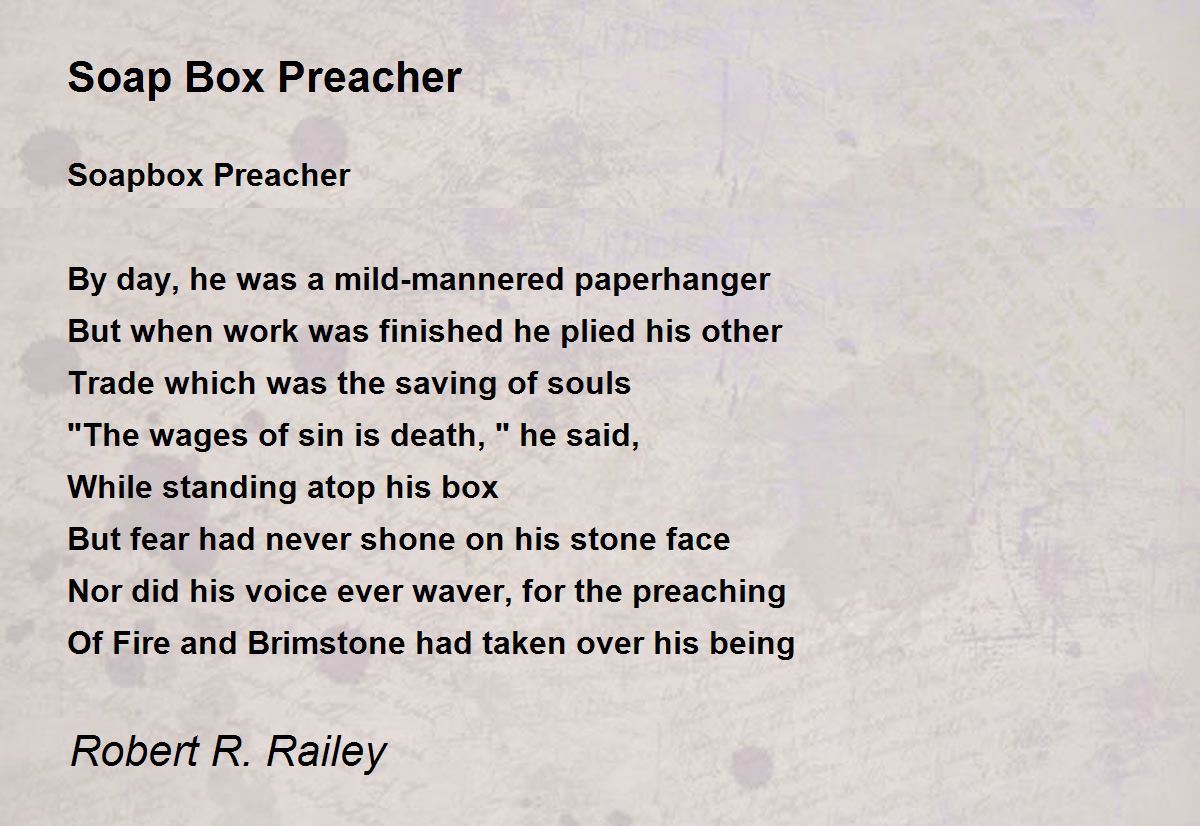 Soapbox preacher best sale