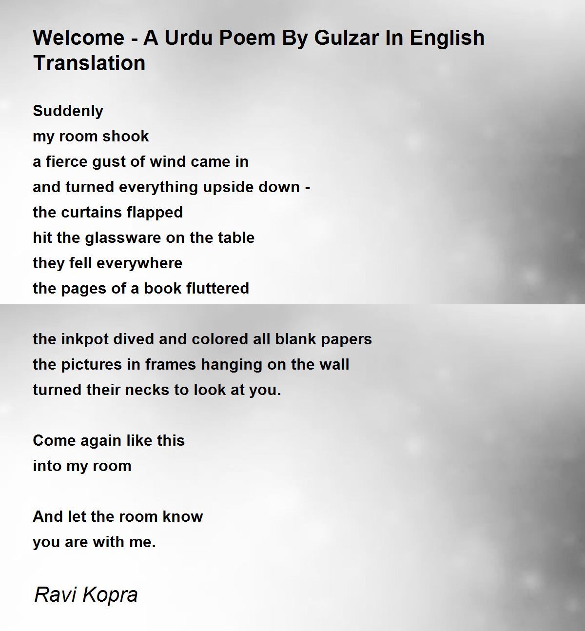 Urdu Poem Written In English Letters Infoupdate