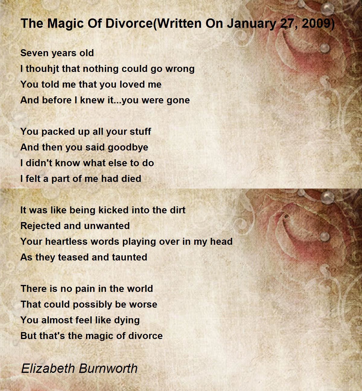 Blind Dating And Divorce - Blind Dating And Divorce Poem by me