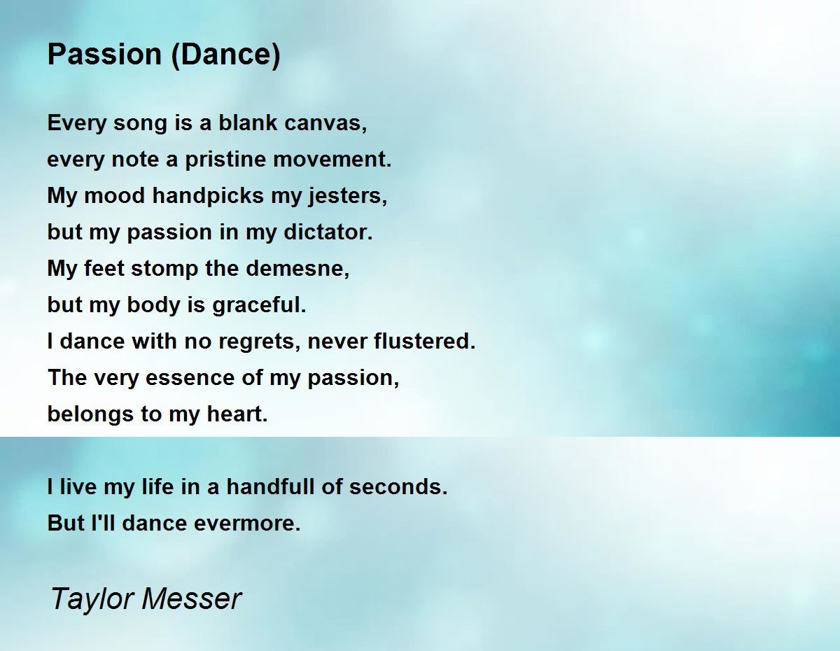 Poetry & Passion 