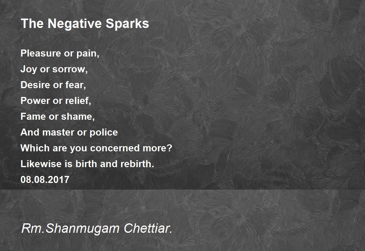 Rebirths - Rebirths Poem by Rm. Shanmugam Chettiar