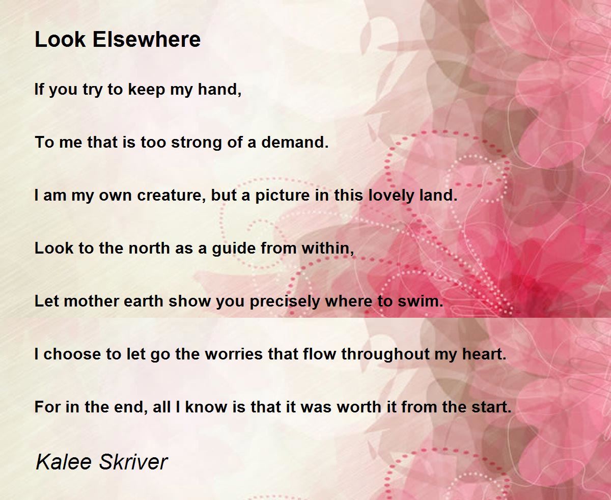 elsewhere poem