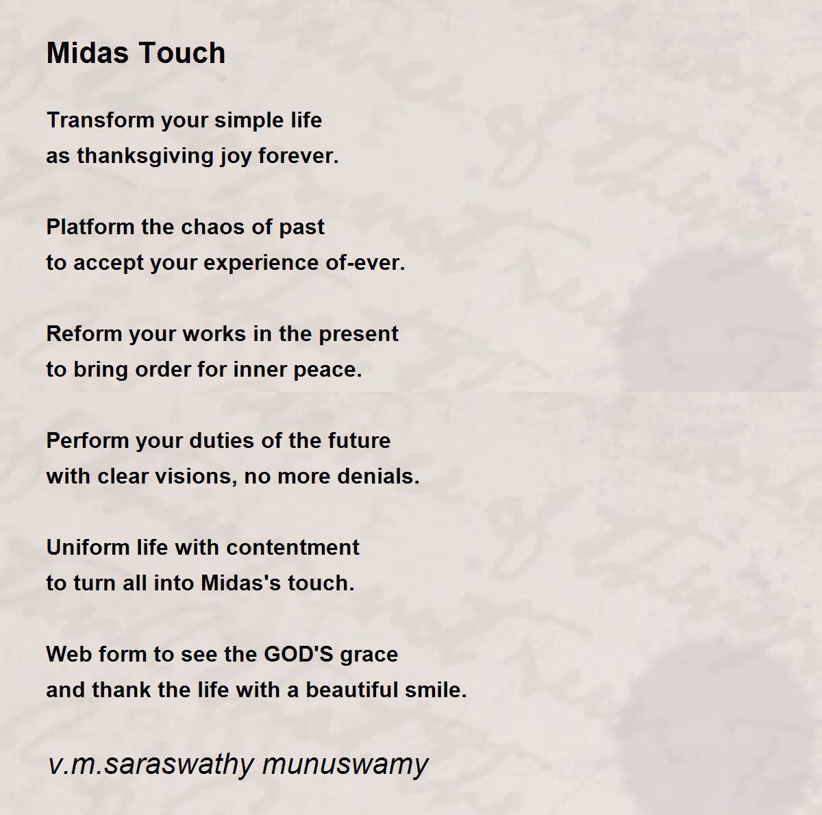 Inspirational Quotes, touch of midas quotes 