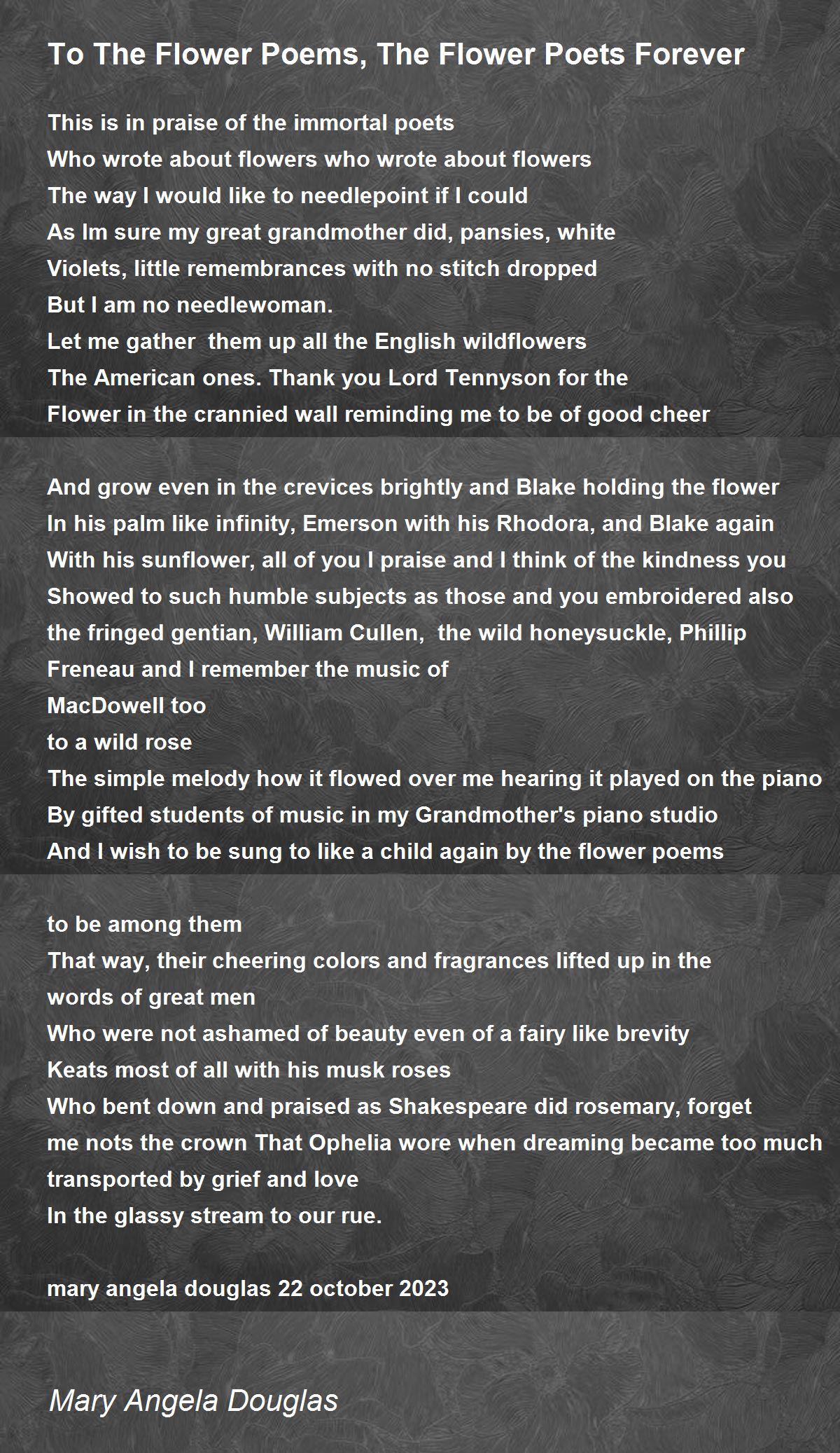 Flower In The Crannied Wall Theme Best Flower Site