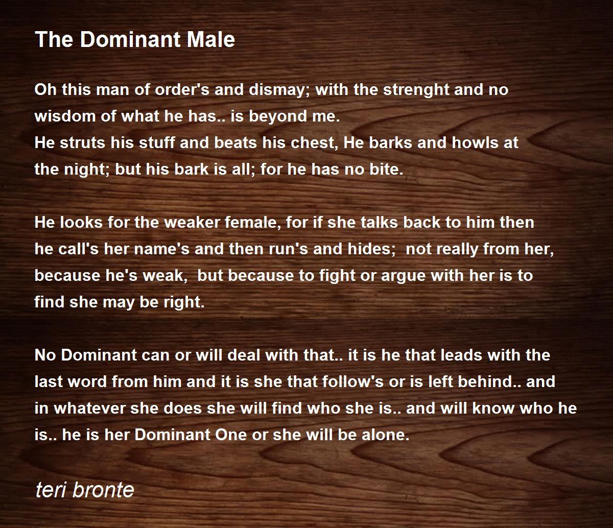 Dominant Male