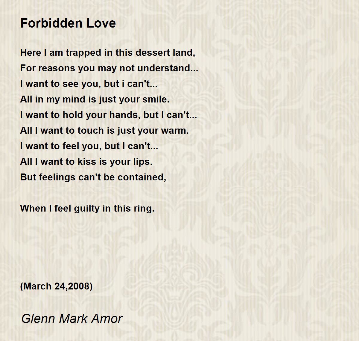 Forbidden Love Poems