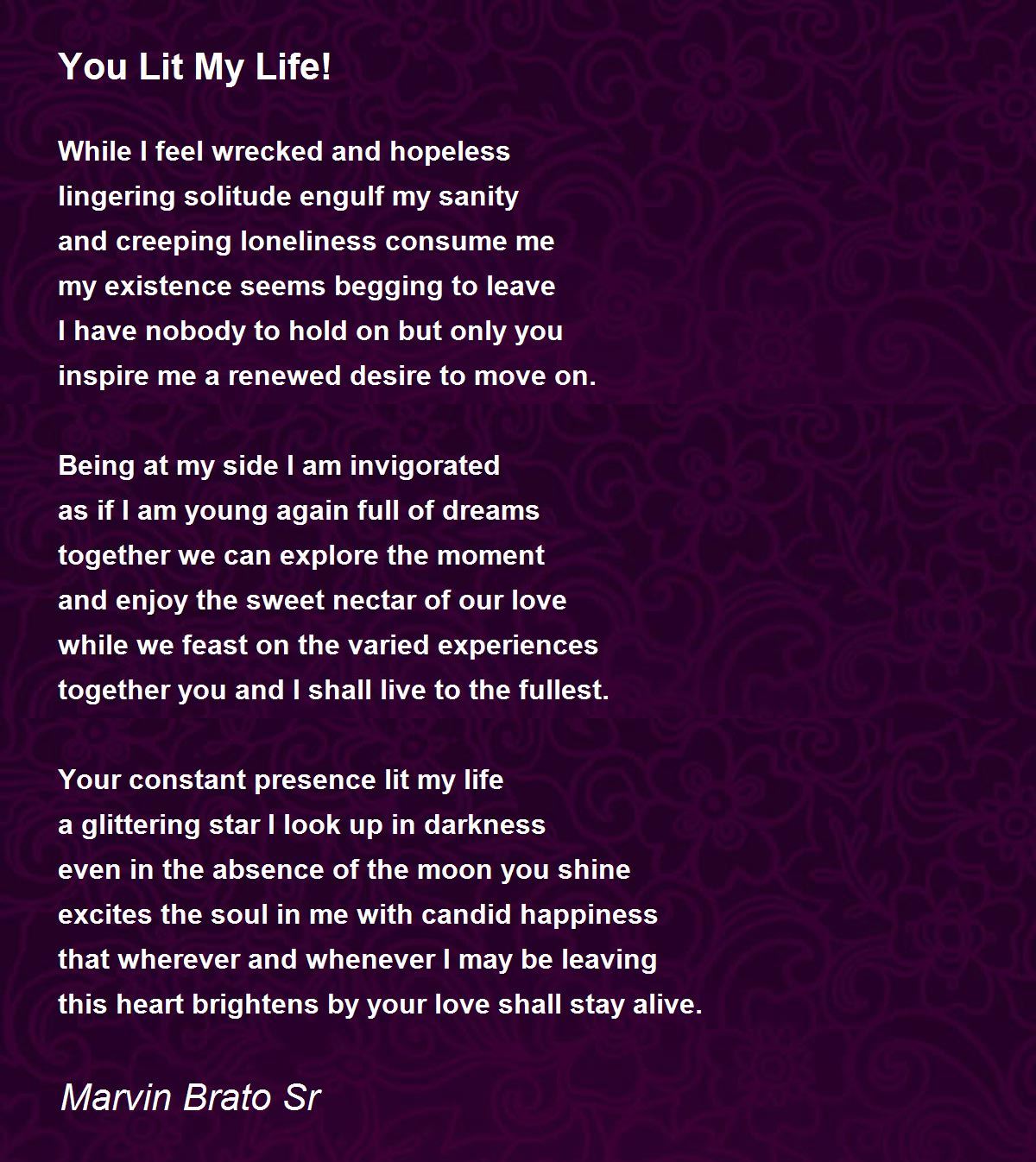 Enjoy The Moment' - ' Enjoy The Moment' Poem by Marvin Brato Sr