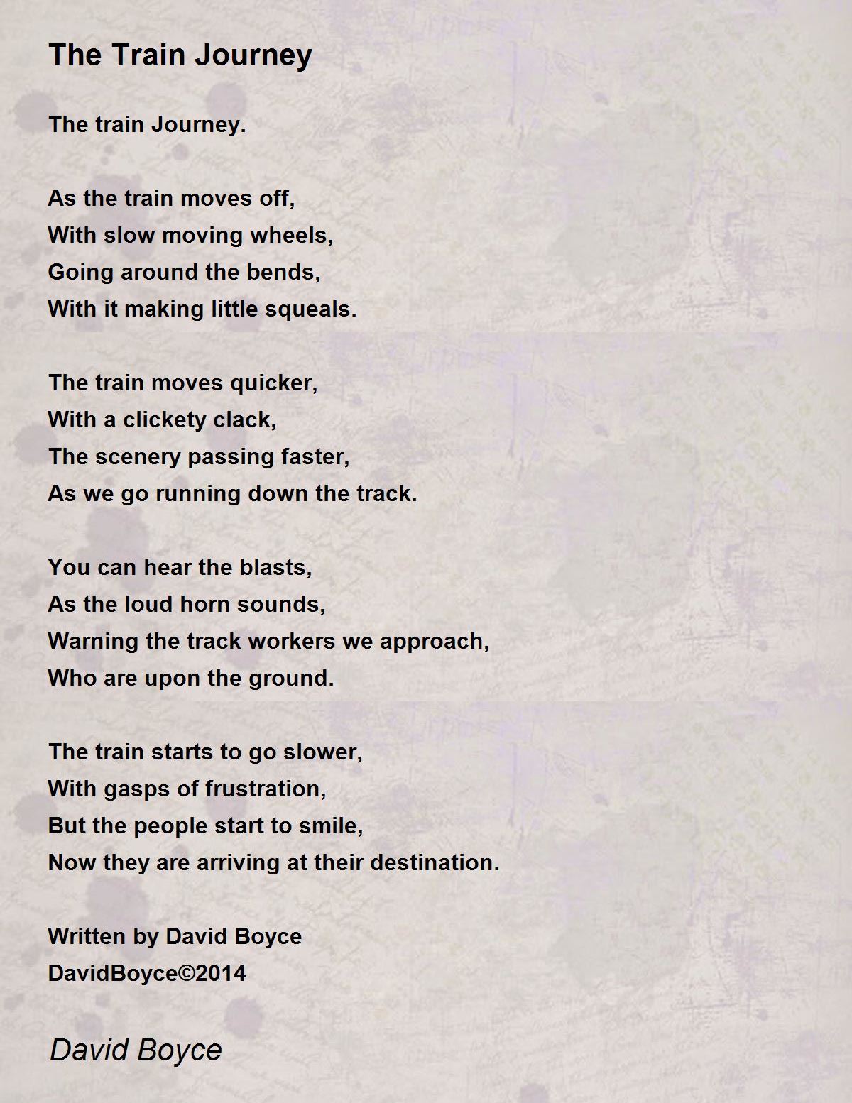 Life Is Like A Train Journey Poem Infoupdate