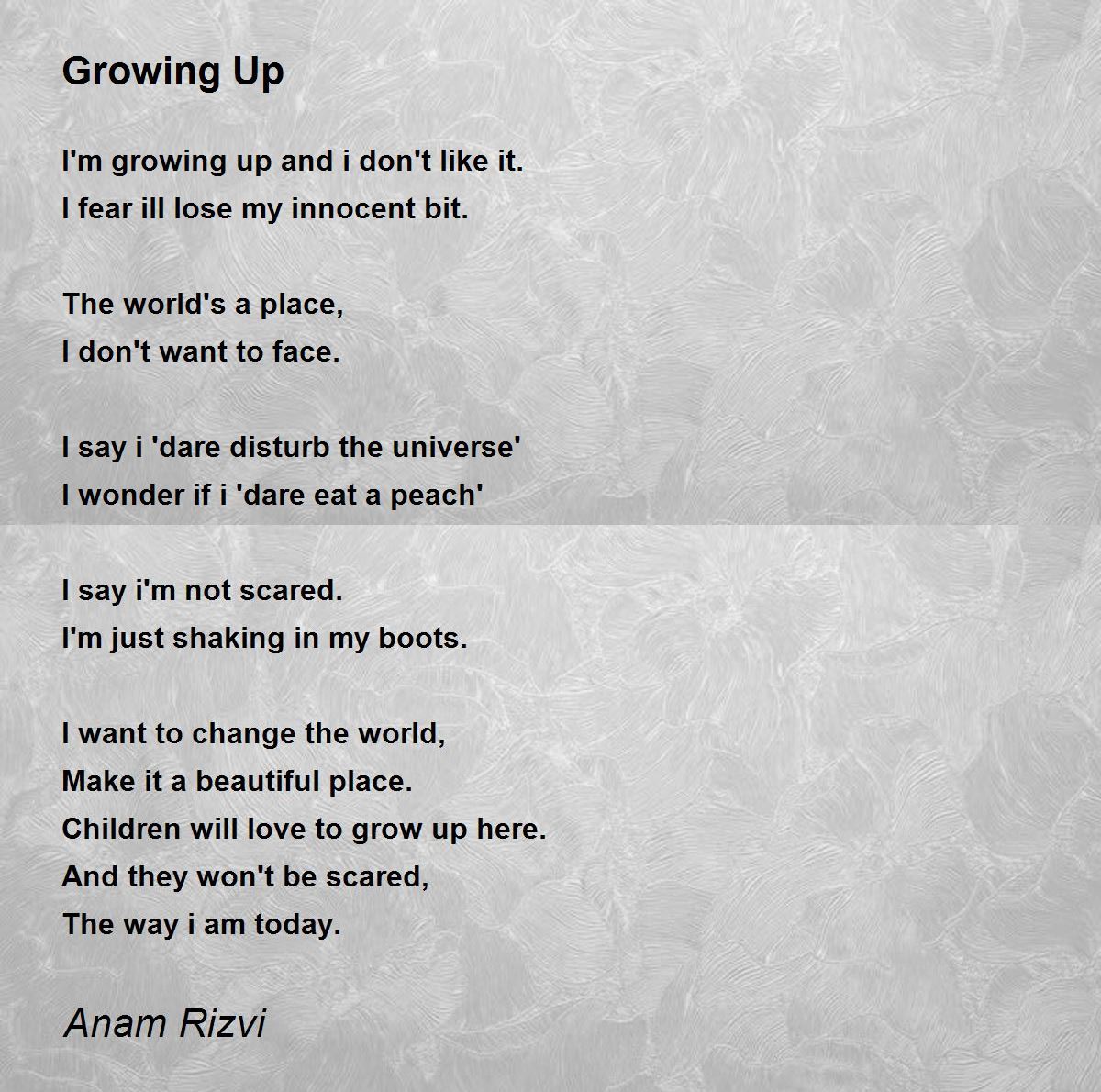 Growing Up on