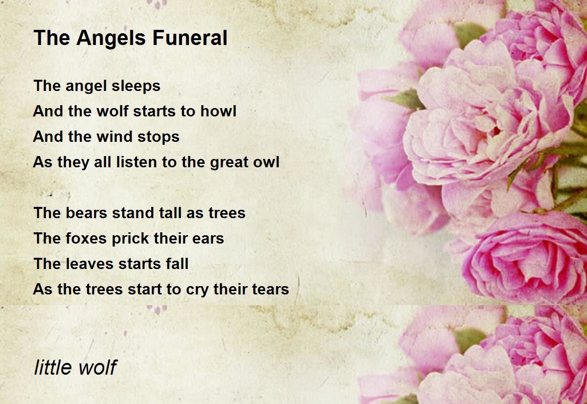 The Angels Funeral - The Angels Funeral Poem by little wolf