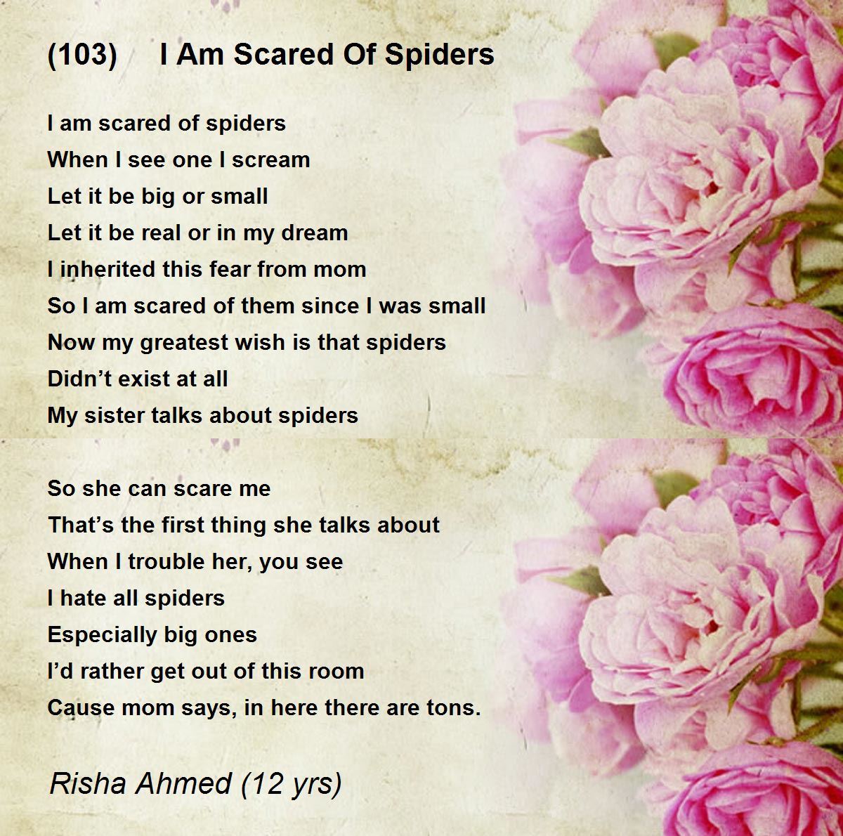 Crying #fyp #poetry #moth #spider