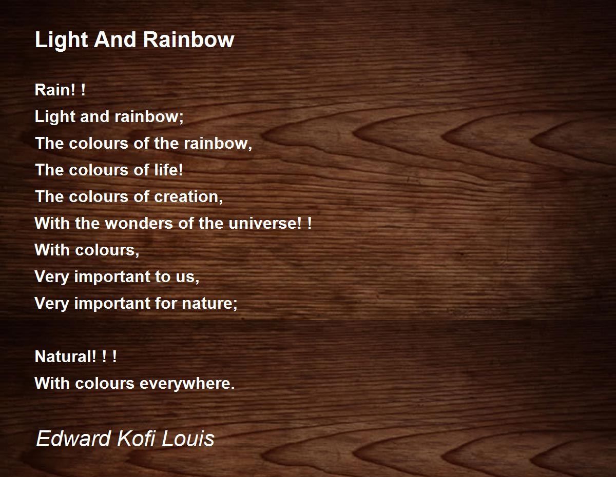 Brown Colour - Brown Colour Poem by Edward Kofi Louis