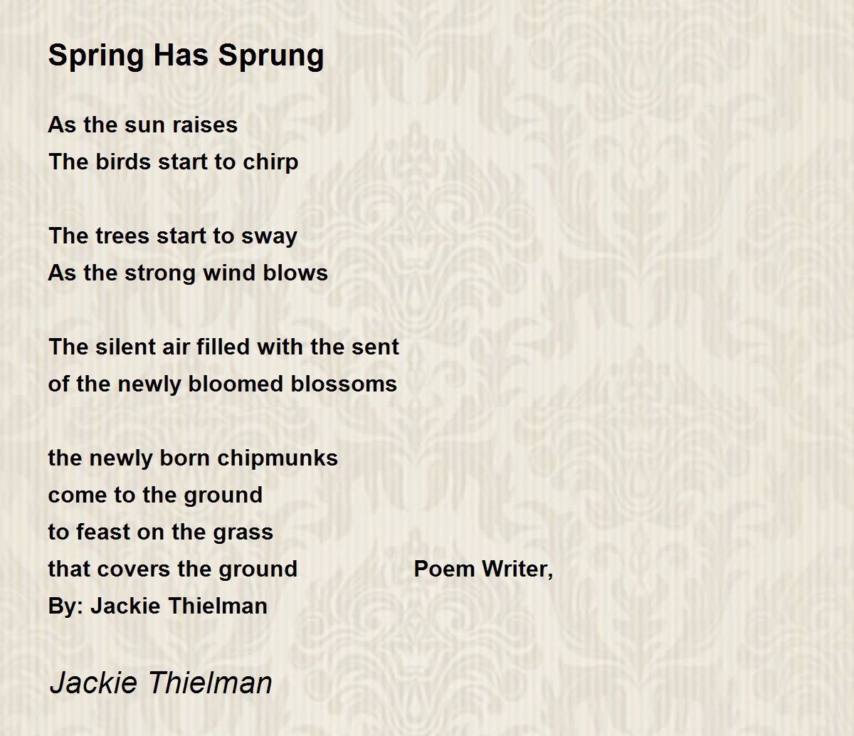 spring has sprung quotes