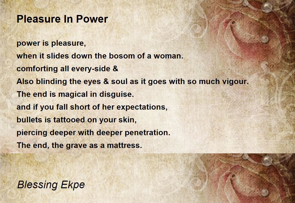 The Power Of A Woman - The Power Of A Woman Poem by Blessing Ekpe
