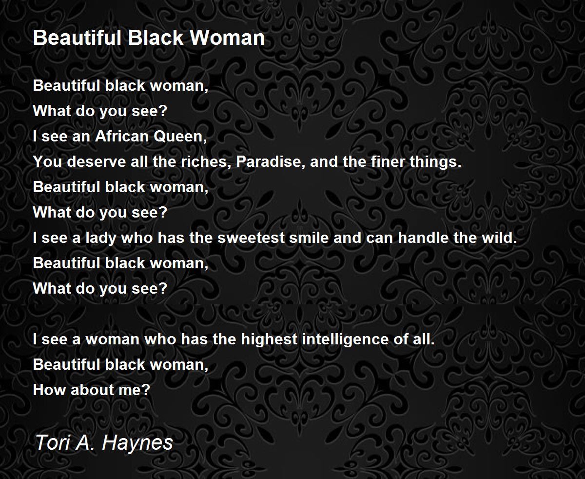 poems about a beautiful woman