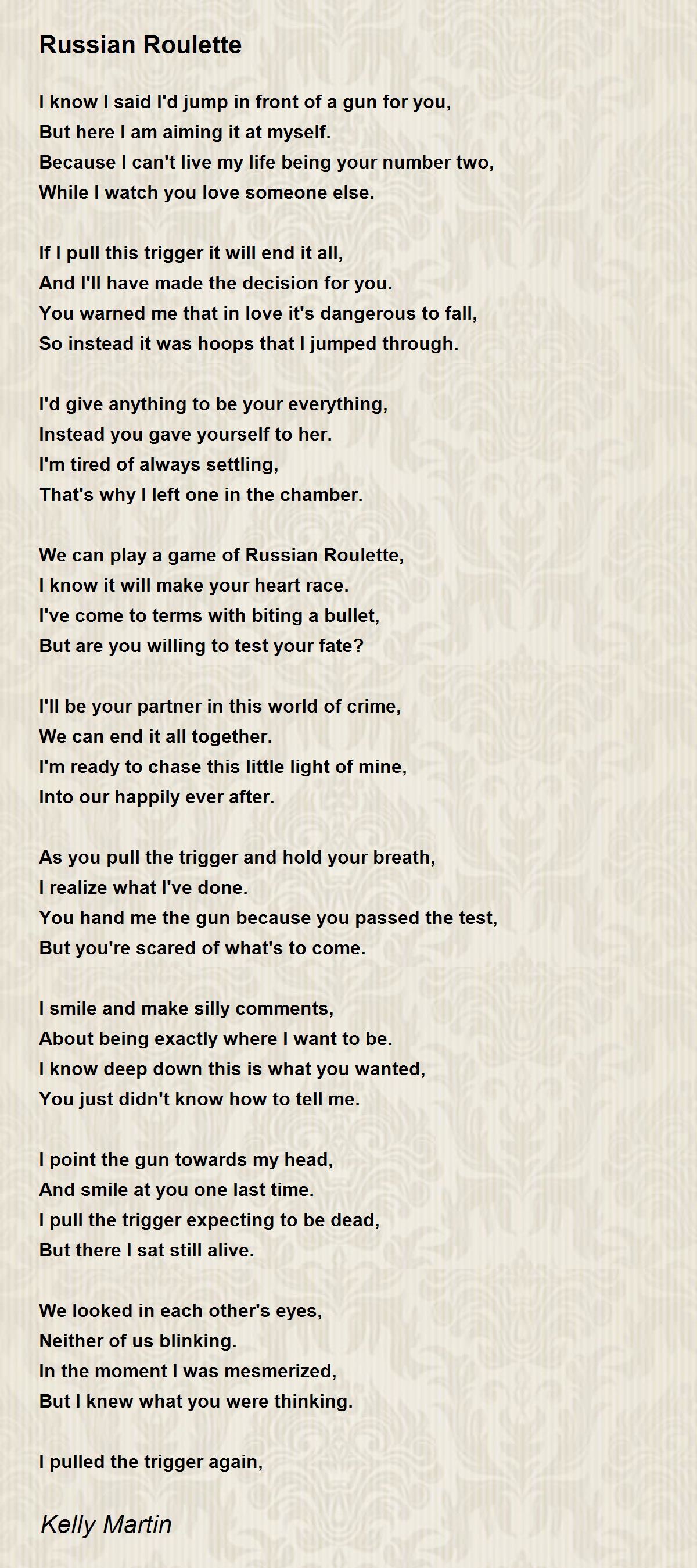 Step in My Groove Russian Roulette Lyrics