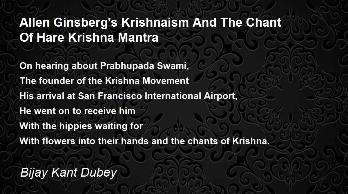 Hare-Krishna-mantra - The Hare Krishna Movement