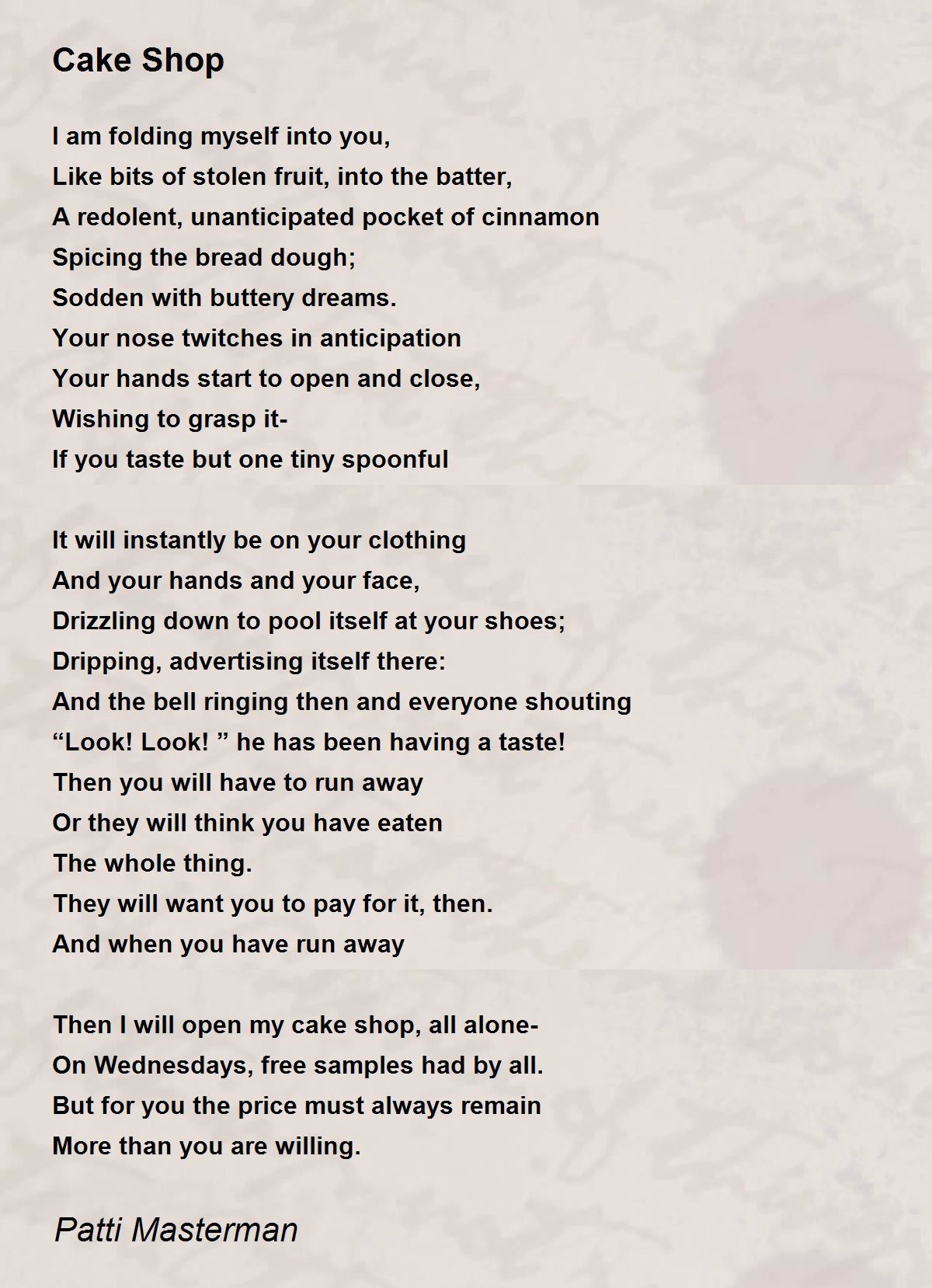 December Poem: The Remarkable Cake by Kristal | TPT