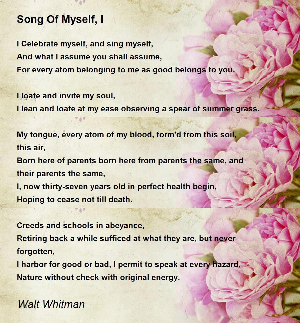 Song of myself