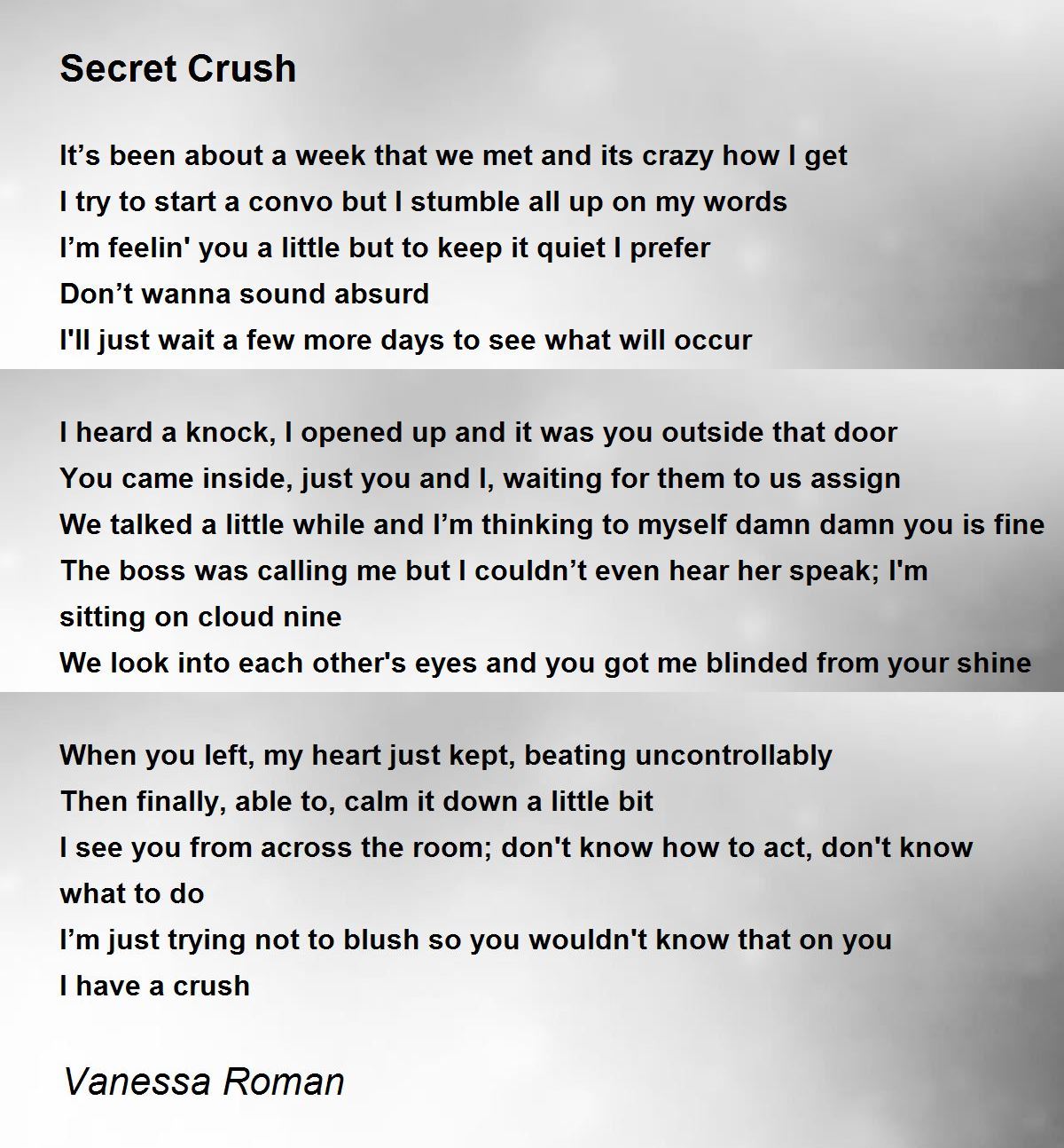 crush poems for her