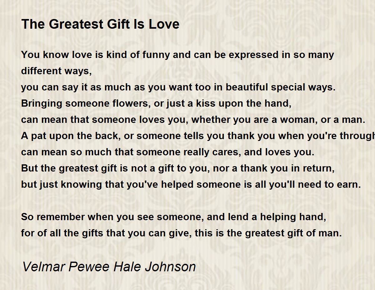 The Best Gift From You - Love Quotes