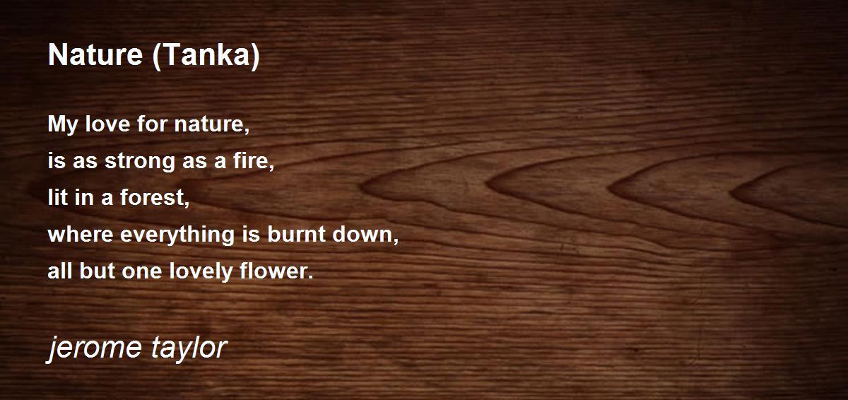 Tanka Poem About Nature