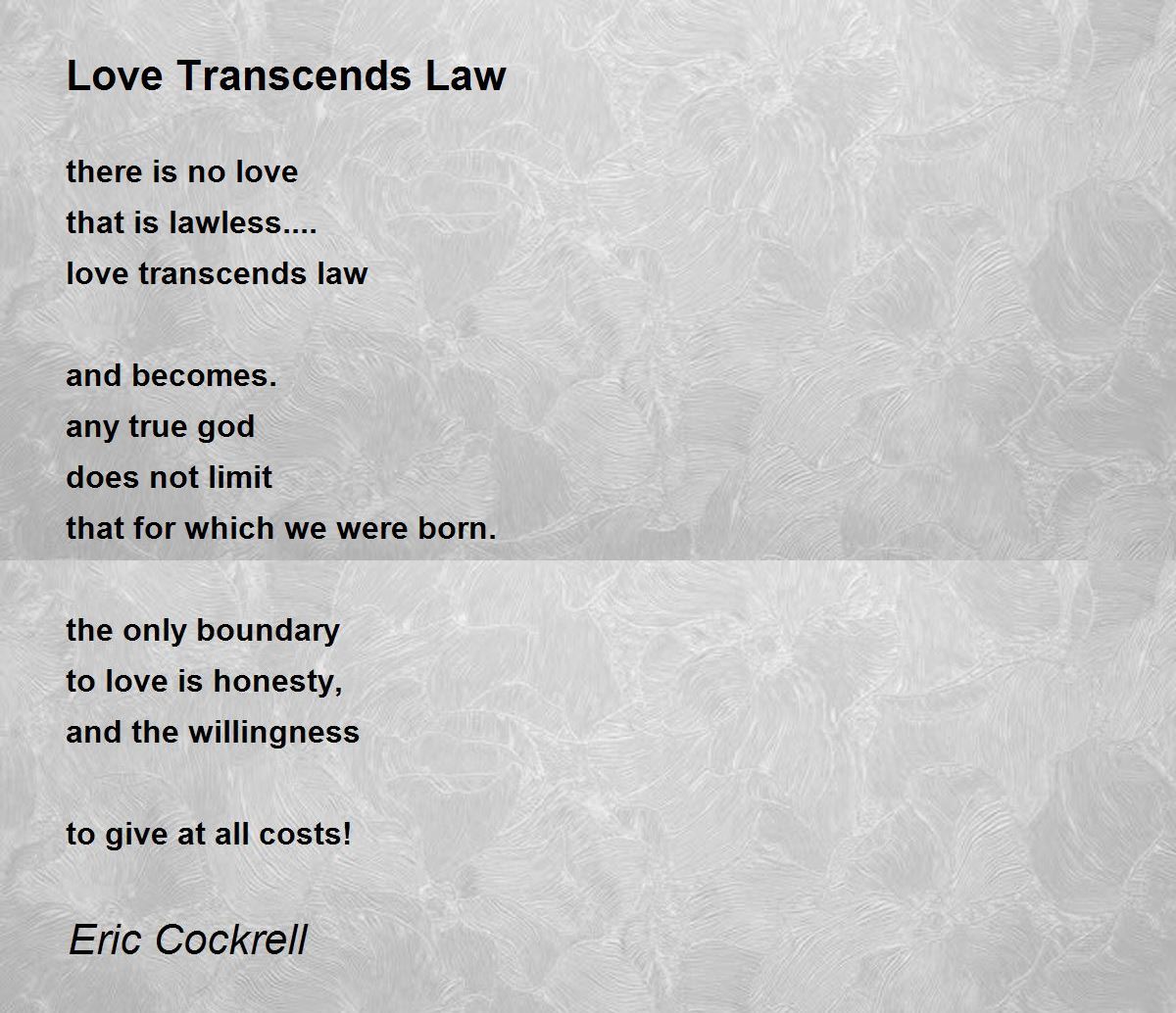 Love Has No Boundaries - Love Has No Boundaries Poem by Dr.Rajendra  Tela,Nirantar