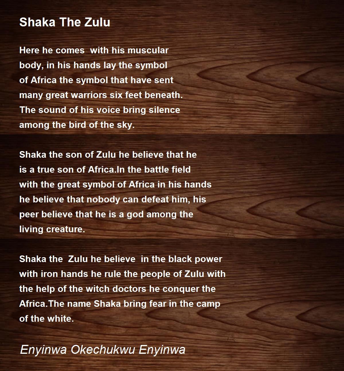 shaka zulu witch doctor name