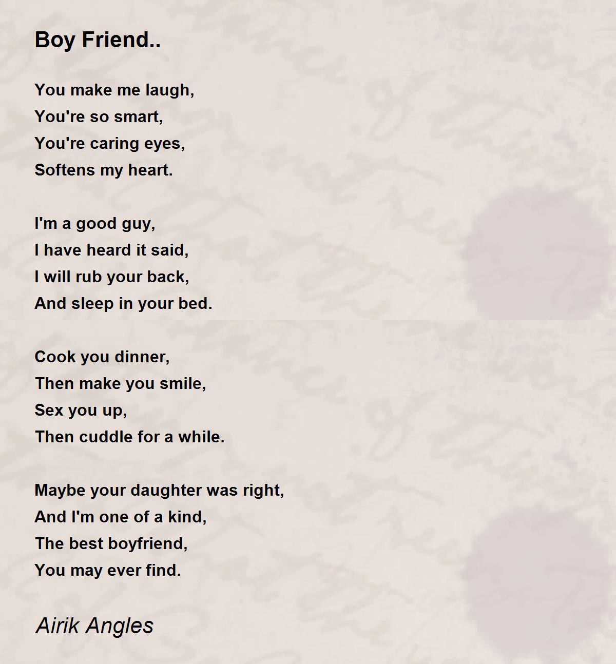 guy and girl best friend poems