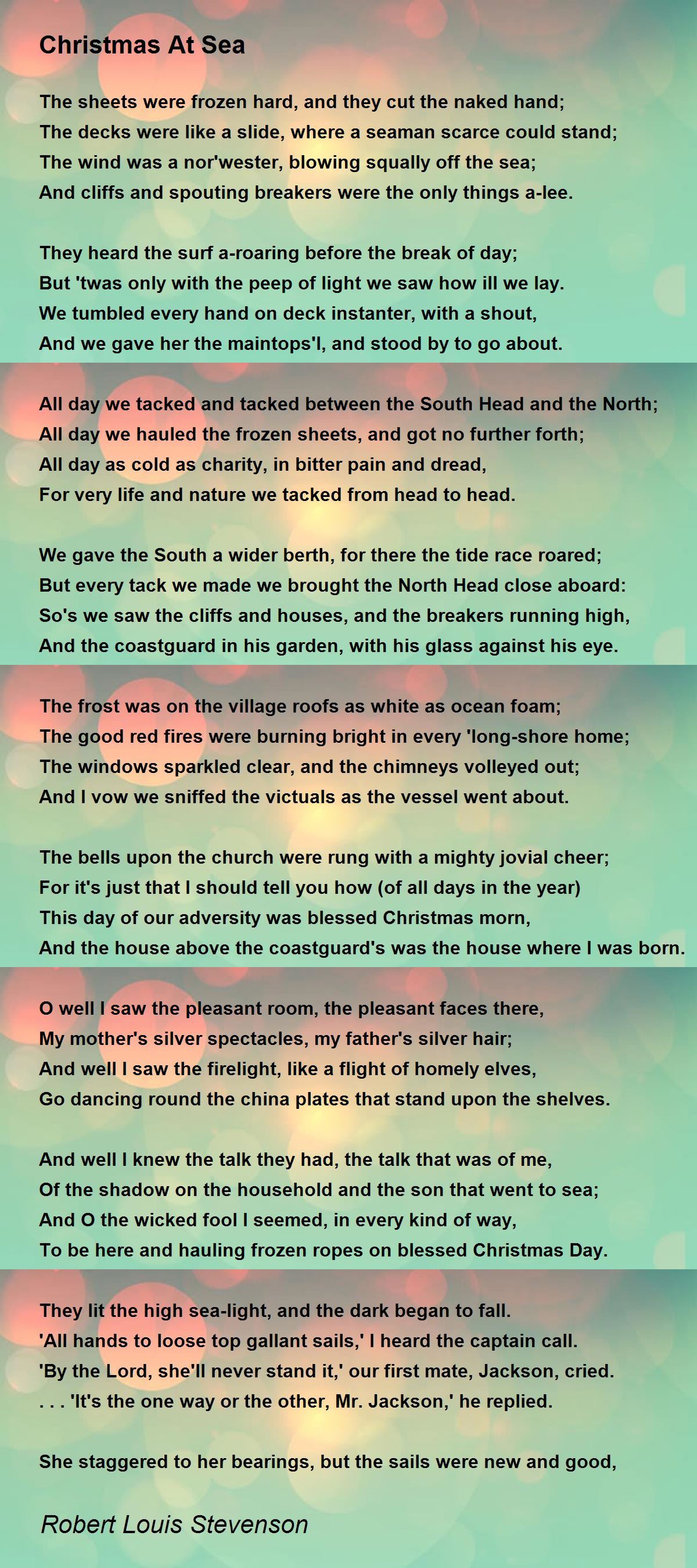 The Coast Guard Christmas Poem 