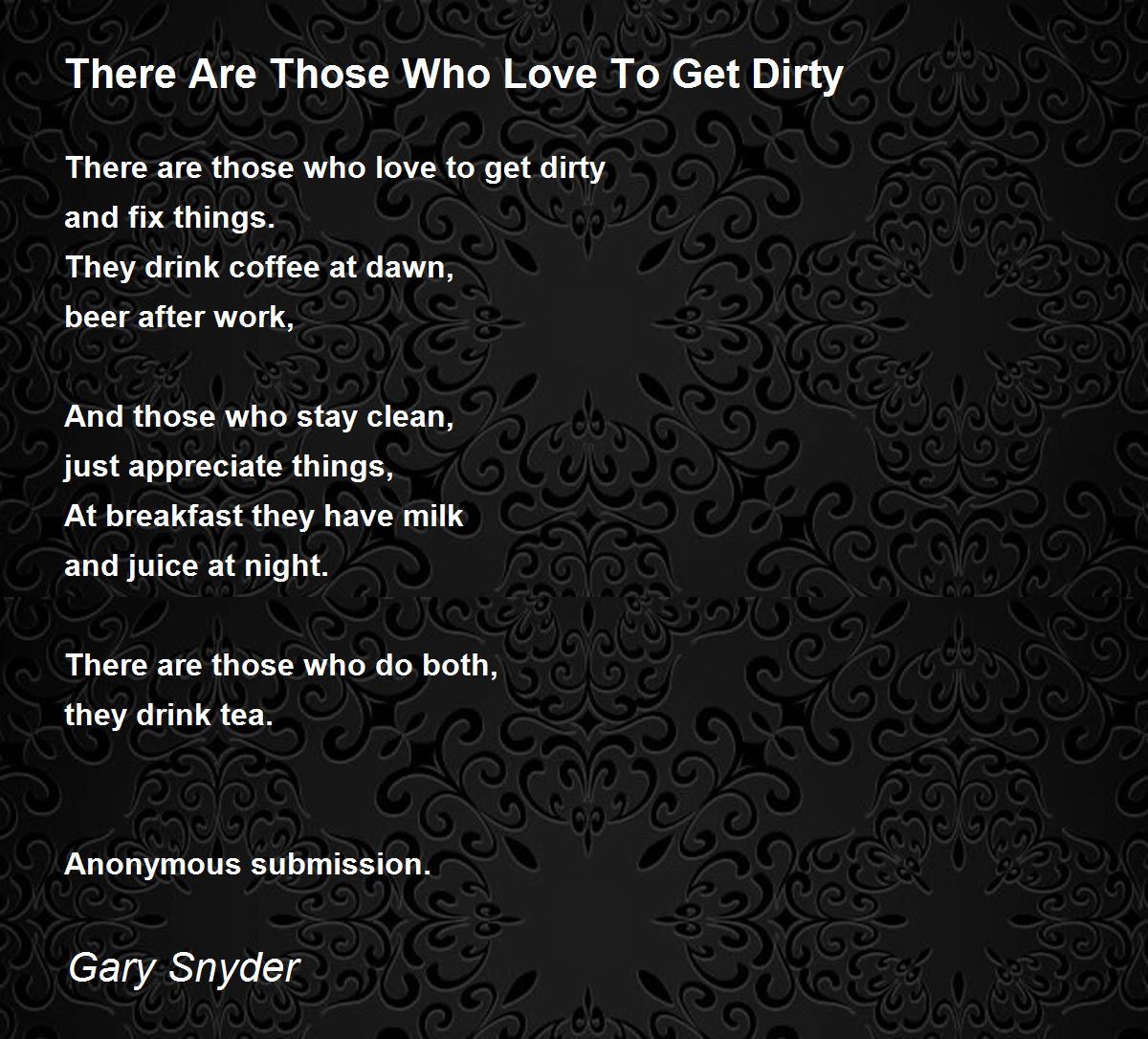 dirty poems